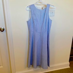 Adorable J. Crew a-lined dress. Perfect for spring! Size 4 with 2 hidden pockets
